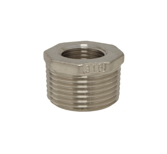 Переходник Reduzierstück 11/4" - 1/2" (DIN2999), Edelstahl 1.4408