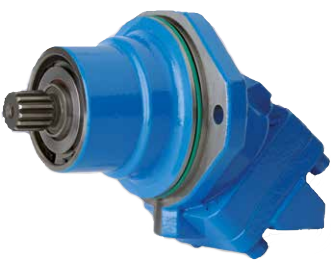 Гидромотор Hydraulic motor MSI-63-B-W1-L0-M1-00-SV, 5000/5500ot/min, 1 Nm/Bar, 400/450Bar, in /out SAE 3/4"